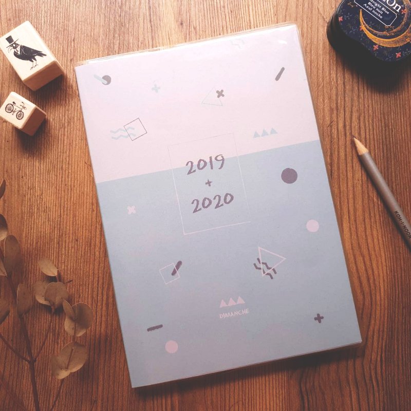 迪梦奇 1920 学年志 - 蓝 - 笔记本/手帐 - 纸 蓝色