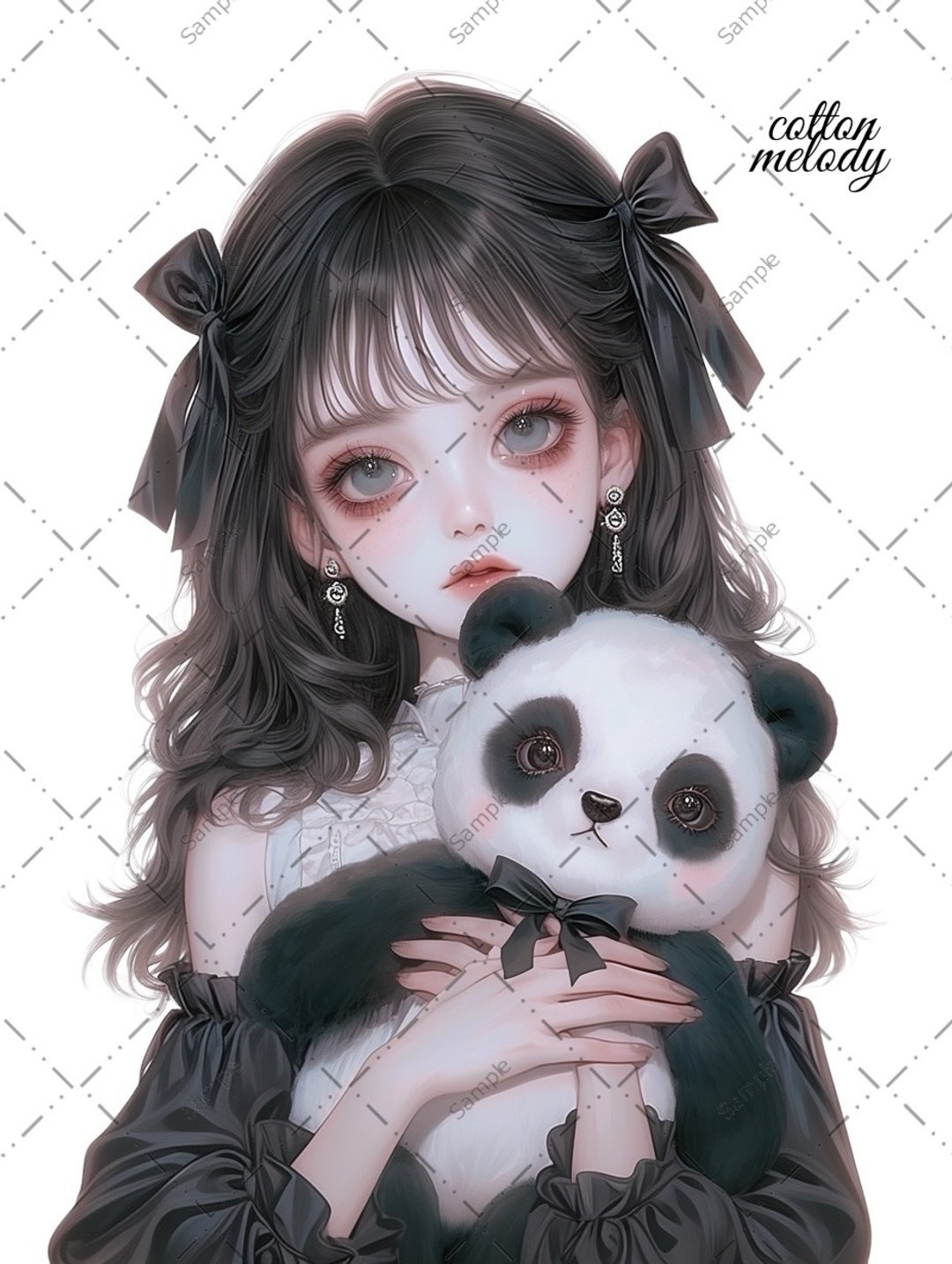原创贴纸 no.1422 人物贴纸 原创贴纸 人物贴纸 女孩贴纸 原创人物贴纸 - 贴纸 - 纸 