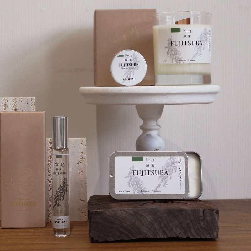 No.15 藤叶 Fujitsuba 系列全品项 - Take a Snooze 眯一下 - 香水/香膏 - 精油 绿色