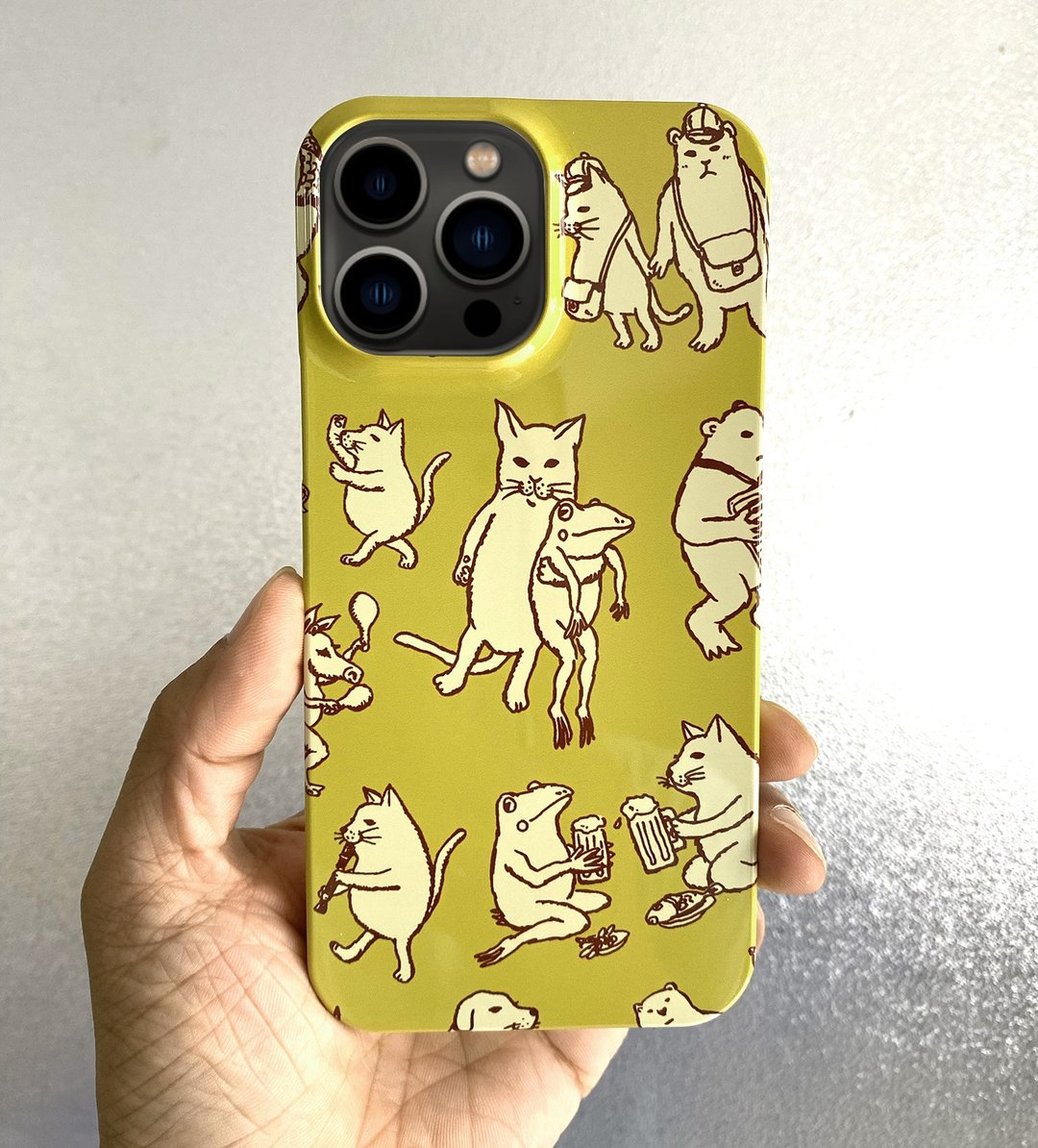 iPhone Case Nakama Mustard - 手机壳/手机套 - 纸 橘色