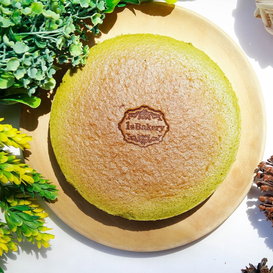 【1%bakery】 宇治抹茶轻奶酪蛋糕6寸 - 蛋糕/甜点 - 新鲜食材 绿色