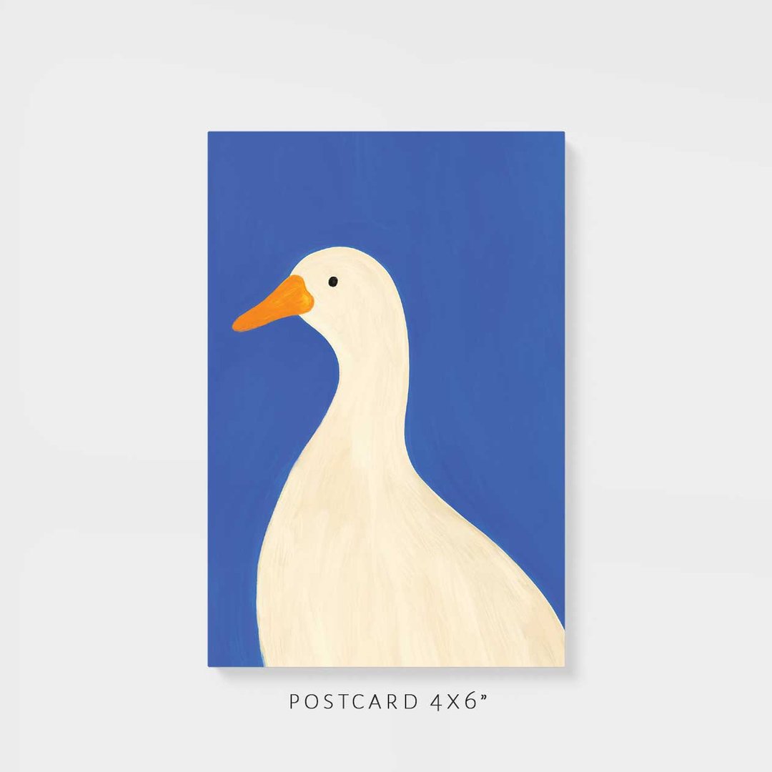明信片 | Goose Goose Duck - 卡片/明信片 - 纸 蓝色