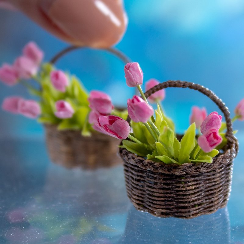 教程微型玩具屋篮子|数码产品| PDF+视频 - 线上课程/教学影片 - 其他材质 