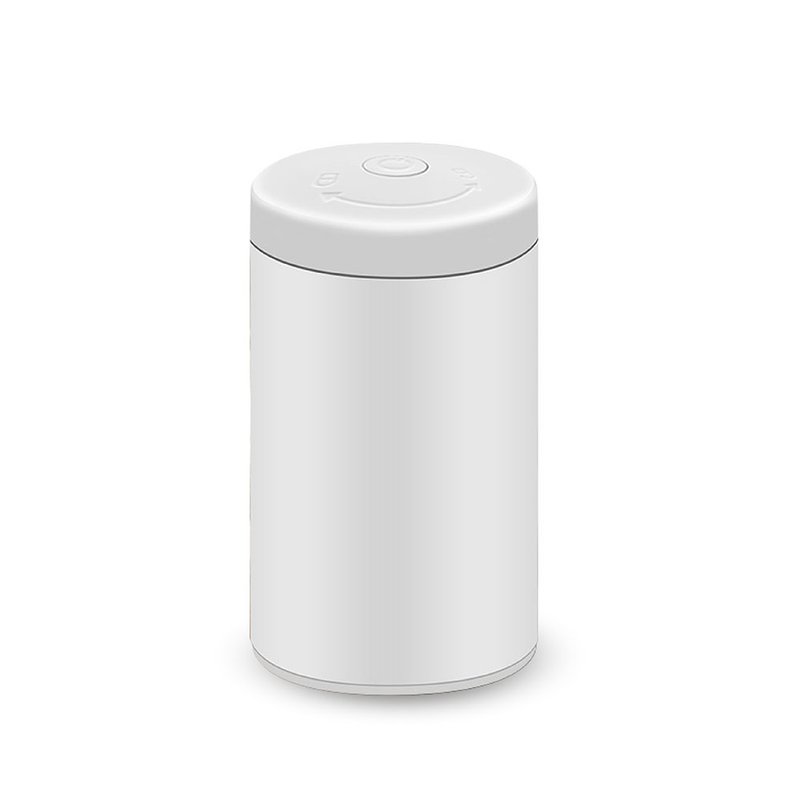 迷你二合一抽充真空机(电池版) 食品密封 旅行收纳 衣物压缩 - 厨房家电 - 塑料 白色