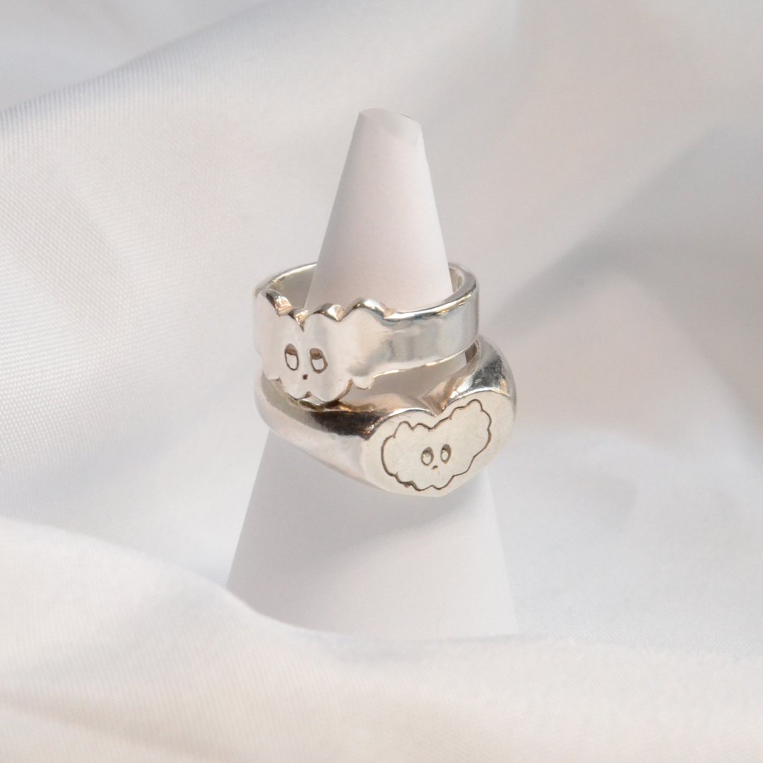 LLCXY ring 925银手作戒指 - 戒指 - 纯银 