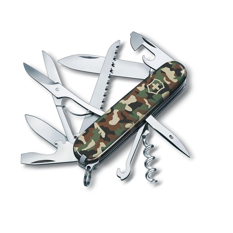 VICTORINOX 瑞士维氏 瑞士刀 15用 91mm 森林迷彩 1.3713.94 - 露营用品 - 不锈钢 