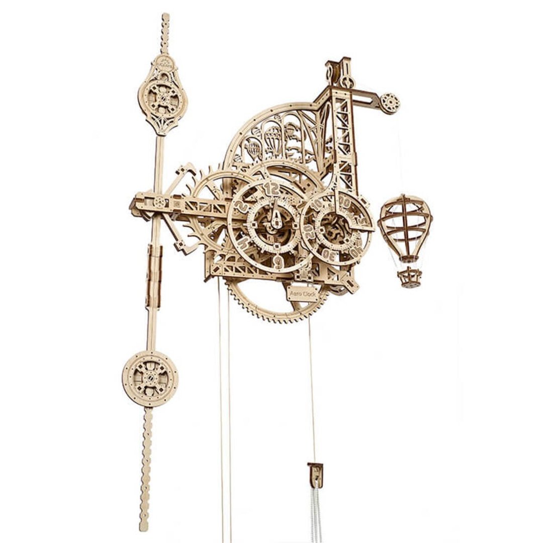 /Ugears/ Aero 飞行机械钟 - 木工/竹艺/纸艺 - 木头 