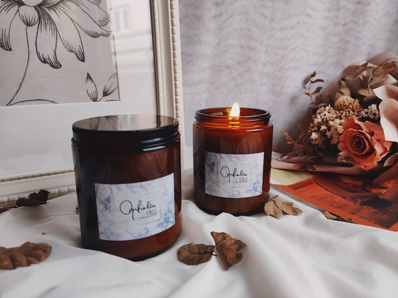 经典款香氛护肤蜡烛-190G(赠INS火柴棒1罐) - 香薰/精油/线香 - 蜡 白色