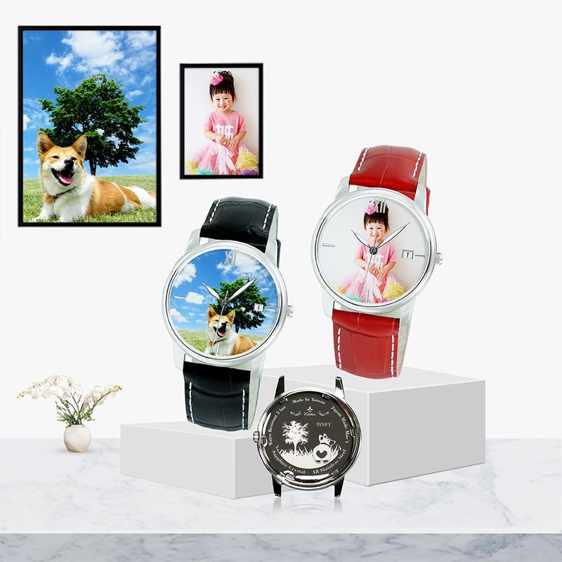 【手表定制】37.5 mm 8206MS 钢色(表面+底盖设计订制) - 男表/中性表 - 不锈钢 