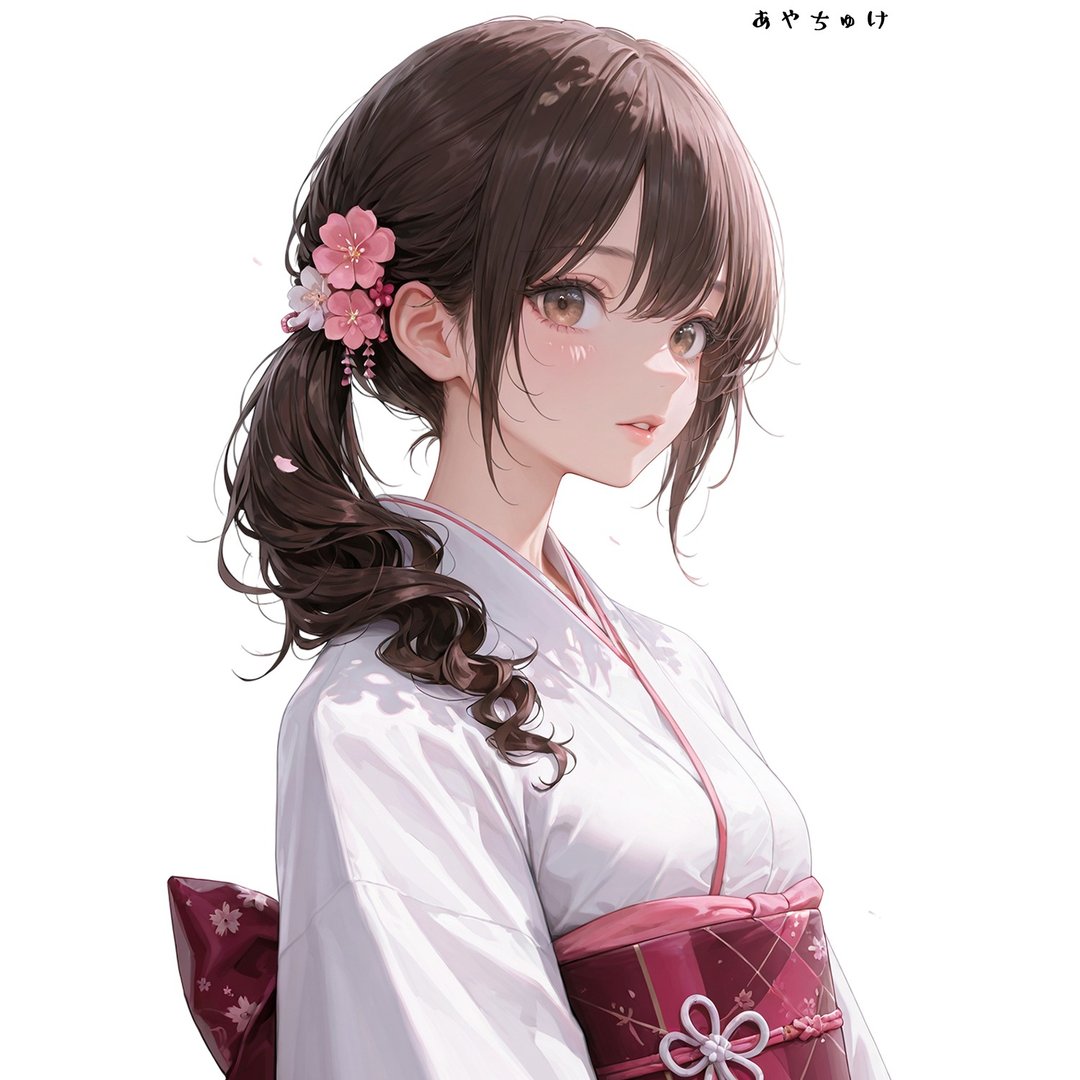 【12月新品2】07-110-0006 人物贴纸 和服女孩 - 贴纸 - 纸 
