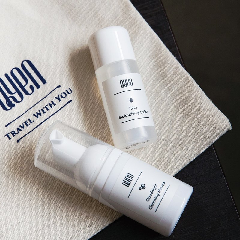 【限量】洗润旅行组 小包装 试用 清洁 保湿 化妆水 - 防晒 - 纸 白色