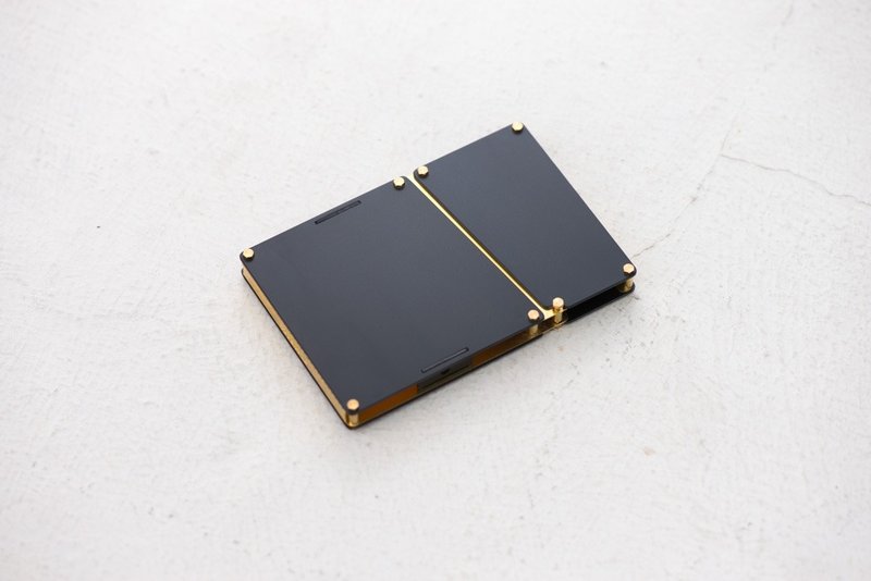 Aluminium Card Case 金属名片盒 铝合金 黑/金色 定制刻字 - 名片夹/名片盒 - 其他金属 黑色