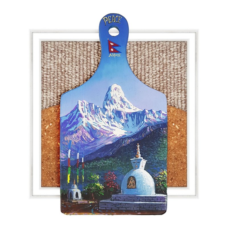 【订制】尼泊尔 风景 挂画 - 墙贴/壁贴 - 木头 多色