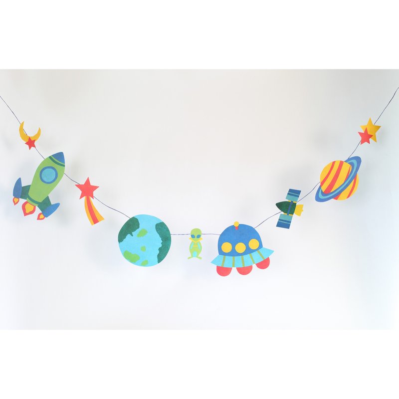 佩帕加拉·科斯莫 - 墙贴/壁贴 - 纸 蓝色