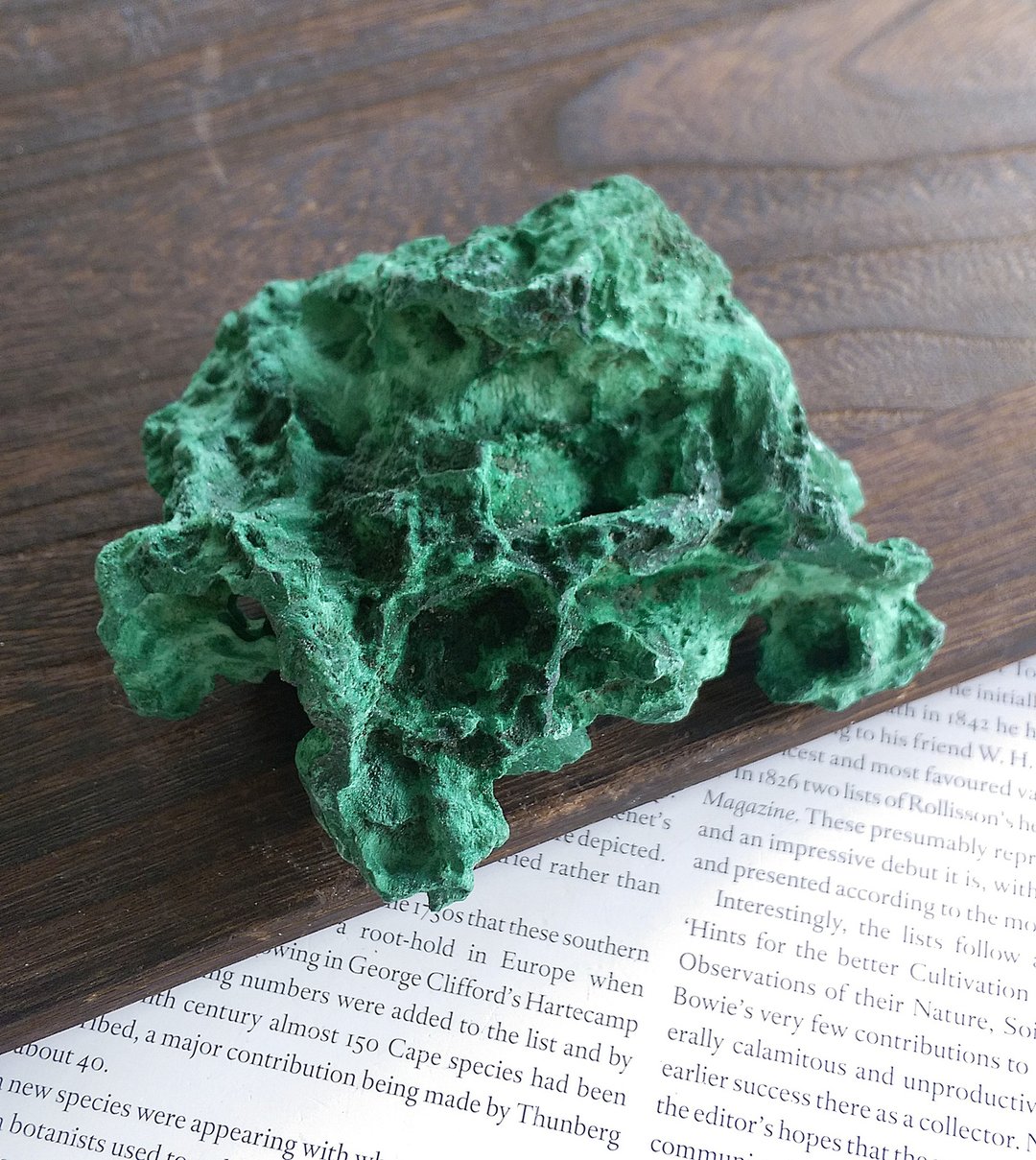 Malachite  刚果产地 丝绒 孔雀石 天然矿石 原矿 - 摆饰 - 其他材质 