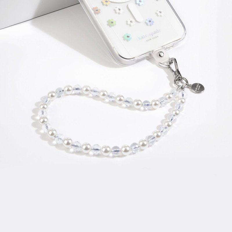 【kate spade】手机挂链 美国甜心 - 手机配件 - 其他金属 白色