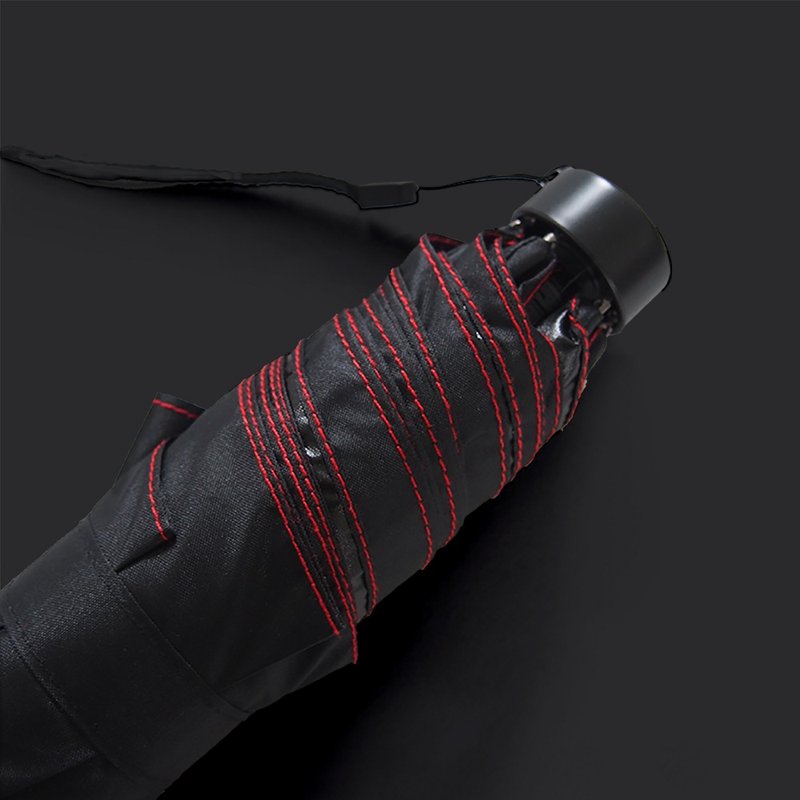 【BGG Umbrella】晴羽伞 黑胶防晒 超轻三折随身手开伞 - 雨伞/雨衣 - 聚酯纤维 多色