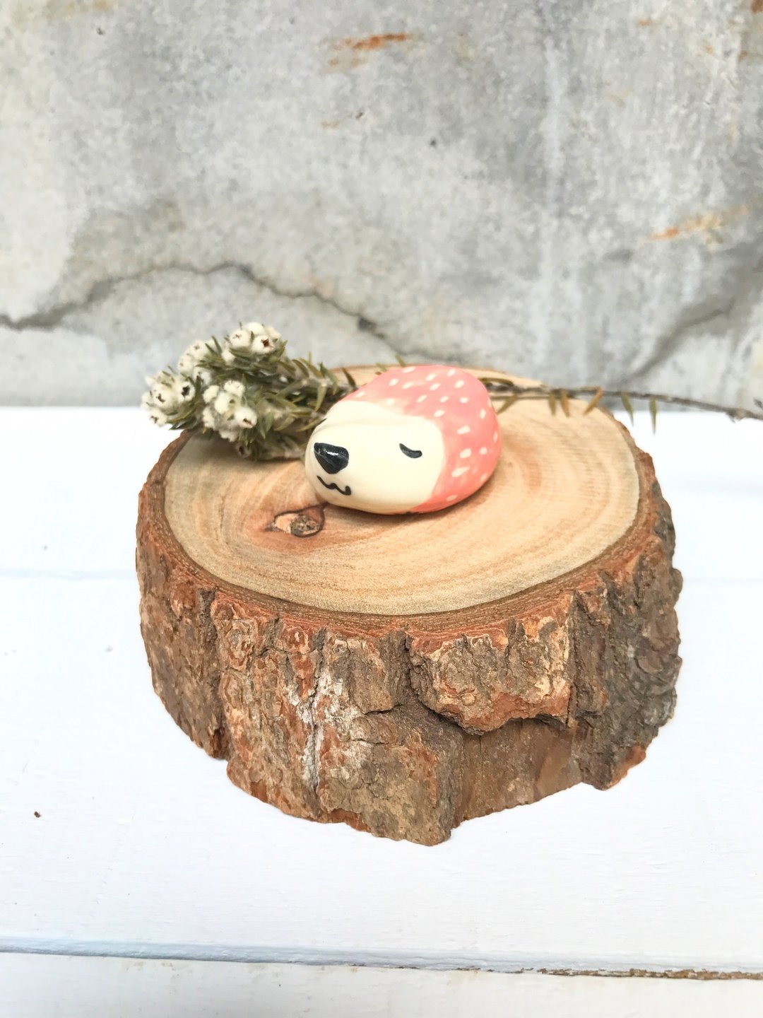 刺猬筷架 - 花瓶/陶器 - 瓷 多色