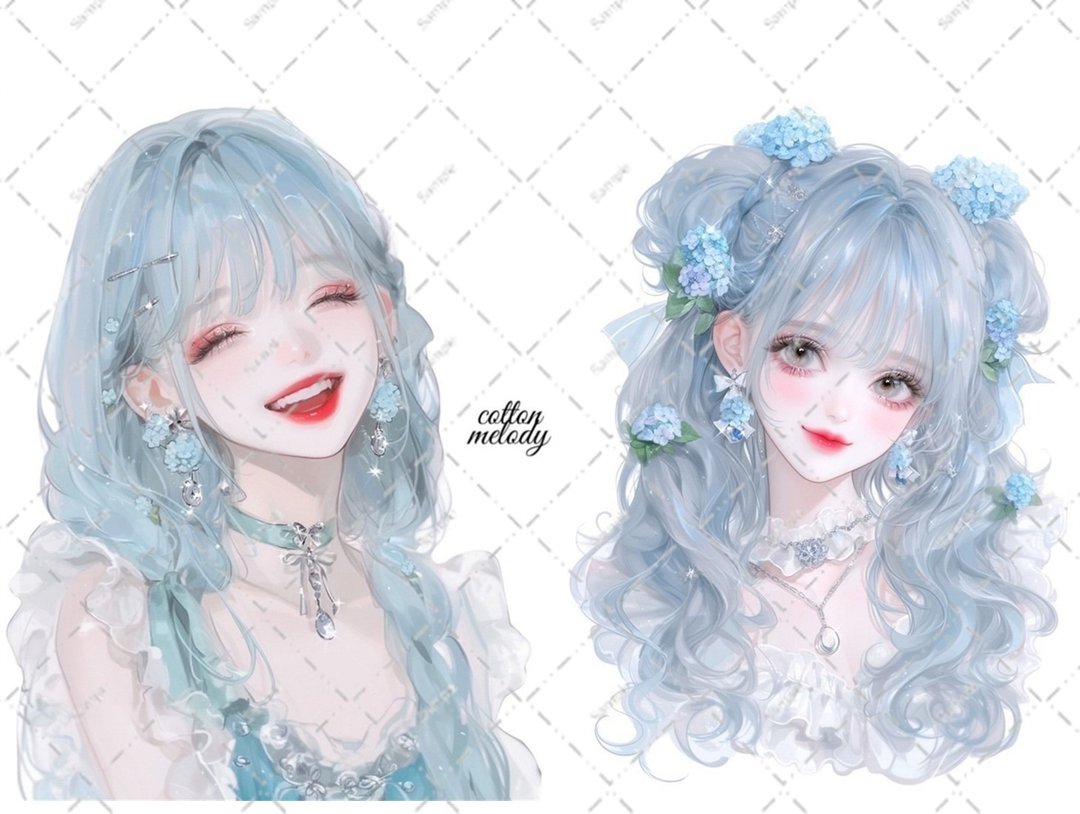original sticker no.5814 人物贴纸 原创贴纸 人物贴纸 女孩贴纸 原创人物贴纸 - 贴纸 - 纸 