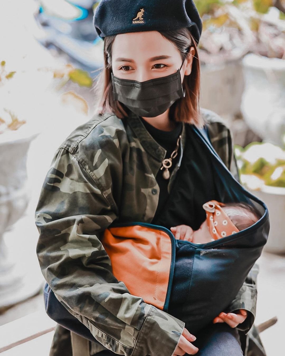 天使之翼 - 婴儿口袋背巾【新生儿即可使用】婴儿 弥月礼 安抚神器 - 满月礼盒 - 棉．麻 