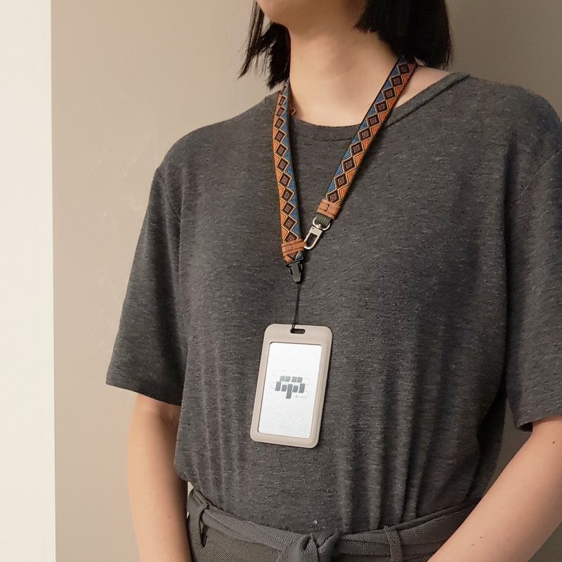 【Fashion Express】 双重快拆手机背带 手机绳 礼物 - 挂绳/吊绳 - 其他人造纤维 卡其色