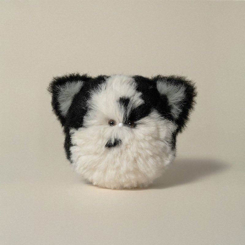 牛猫咪钥匙圈 - 钥匙链/钥匙包 - 其他材质 黑色