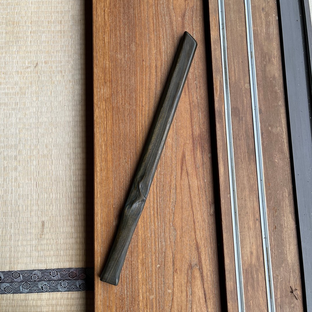 我贩剑　妖刀　始蜕　圆刃小太刀　木刀木剑　日本刀武士刀　魔剑 - 摆饰 - 木头 绿色