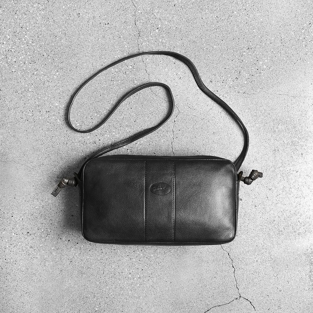 Longchamp 斜背包 / Vintage 古着 / 台北古着店 - 侧背包/斜挎包 - 真皮 咖啡色