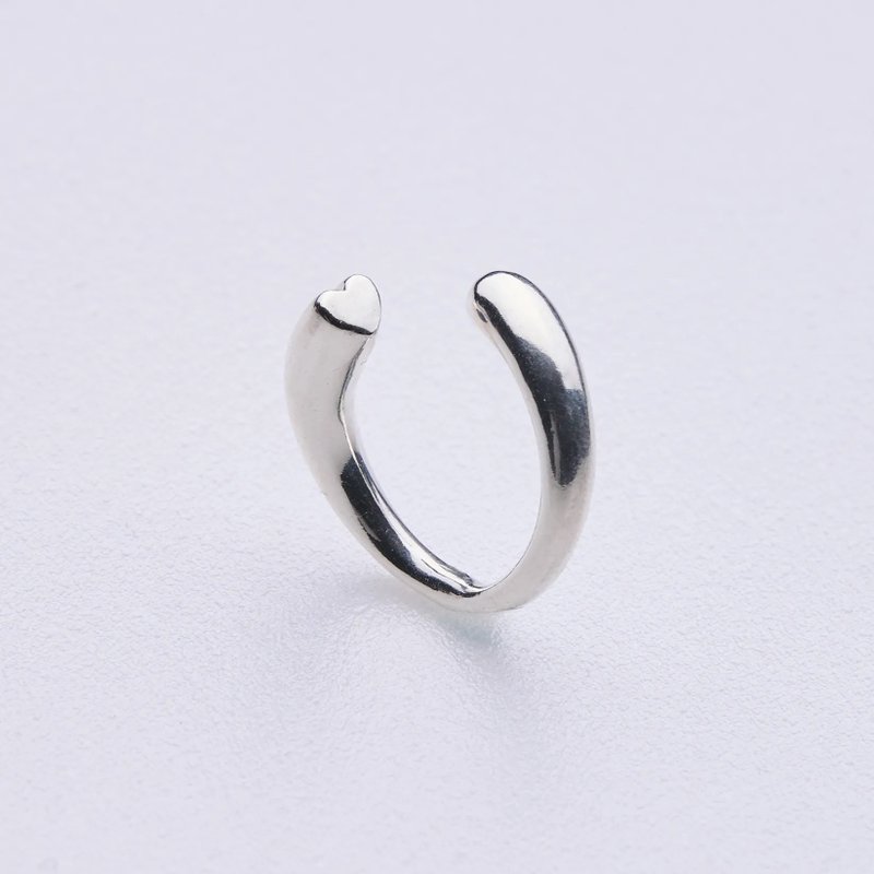 Love & peace ring - 戒指 - 纯银 