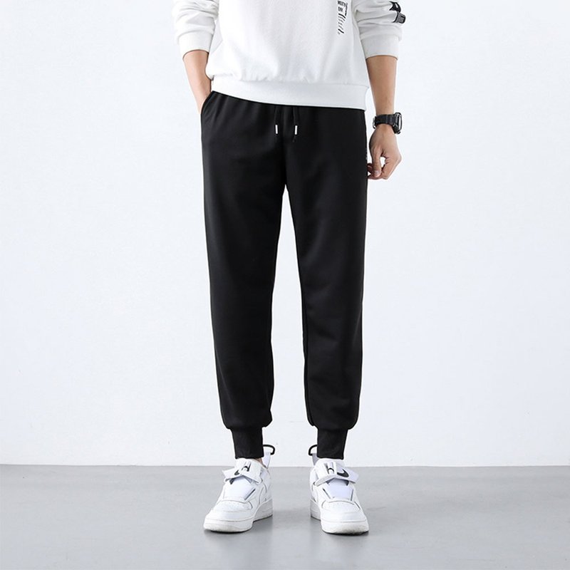 男士春季运动休闲束脚裤子 - 男士长裤 - 其他材质 