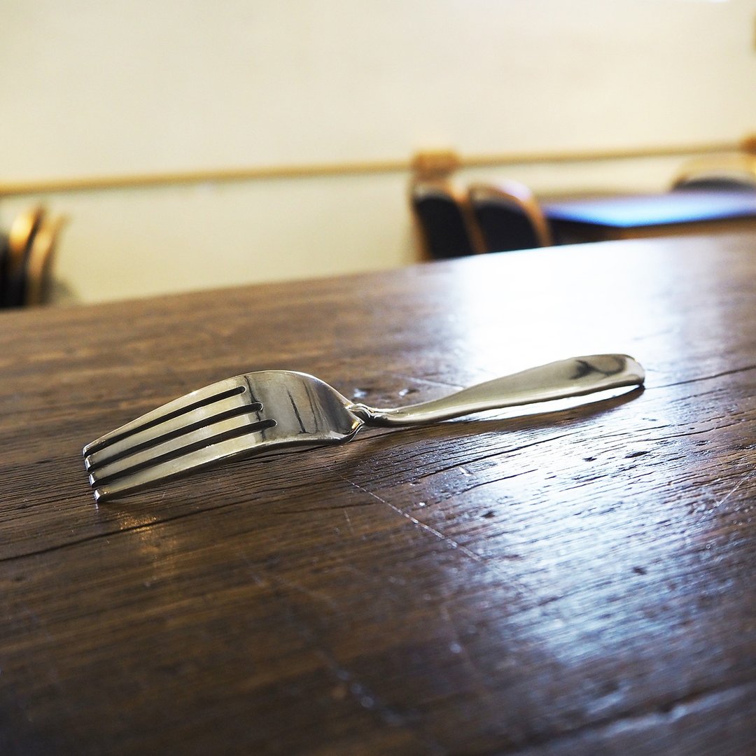 salad fork_银器沙拉叉子 925银 限量 设计师 订制 珠宝 餐具 - 餐刀/叉/匙组合 - 银 银色