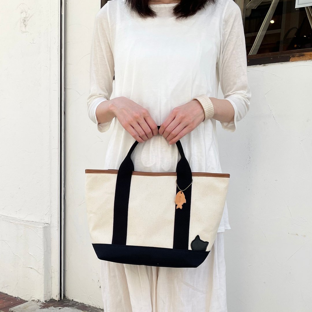 Cat properly tote S generation for a limited time - 手提包/手提袋 - 棉 白色