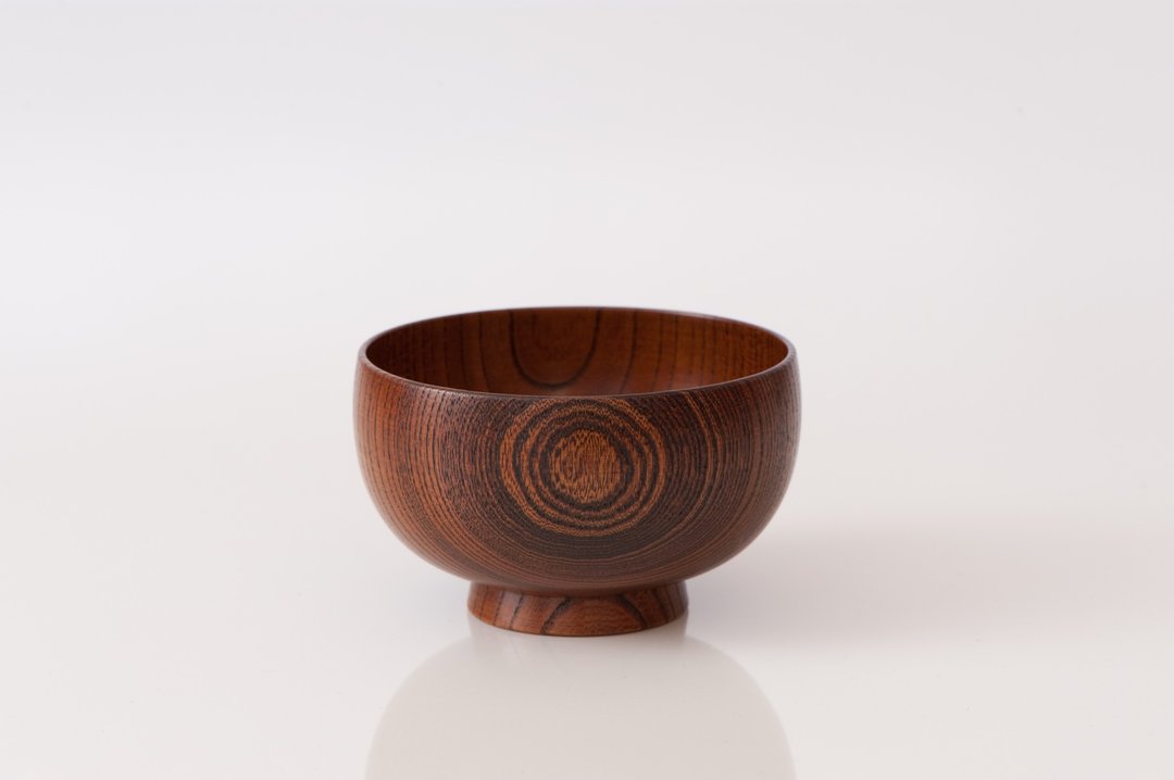 SHIRASAGI-WAN　URUSHI - 碗 - 木头 咖啡色