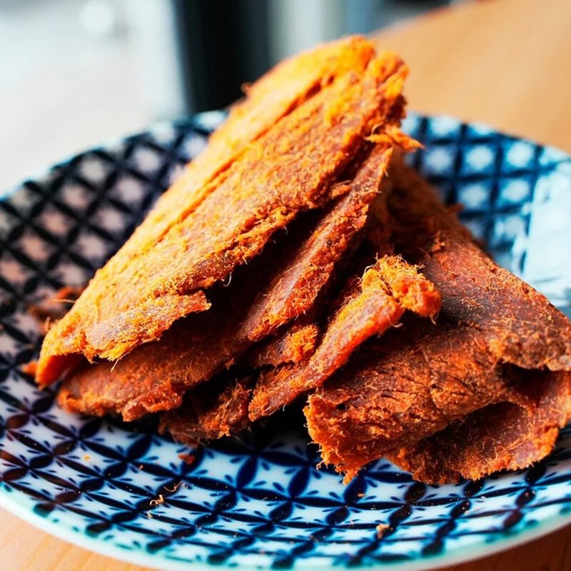 海涛客│香辣猪肉干│小琉球伴手礼 - 零食/点心 - 新鲜食材 橘色