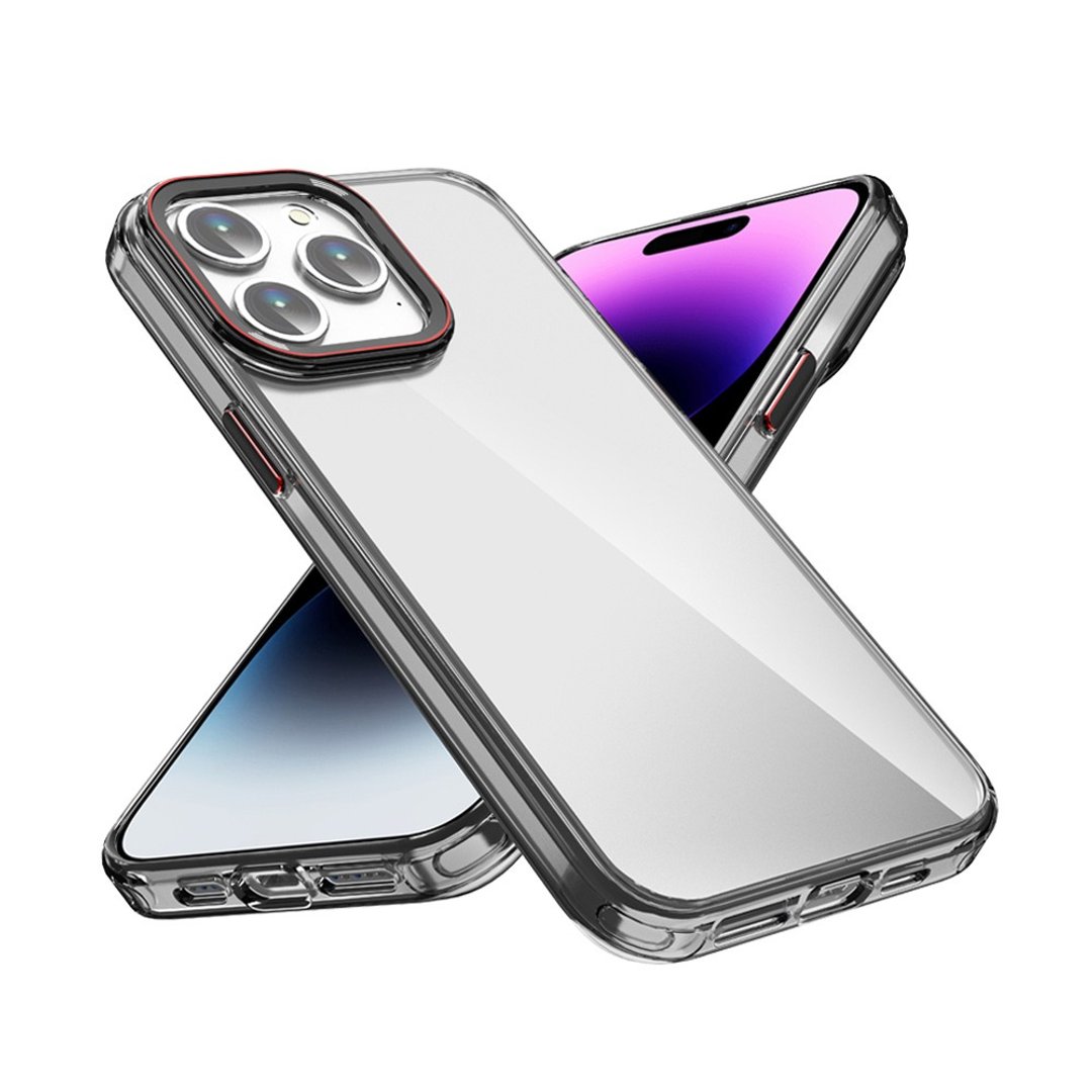 VOYAGE 抗摔防刮保护壳-Pure Frame-透黑-iPhone 15 Pro(6.1) - 手机壳/手机套 - 其他材质 透明