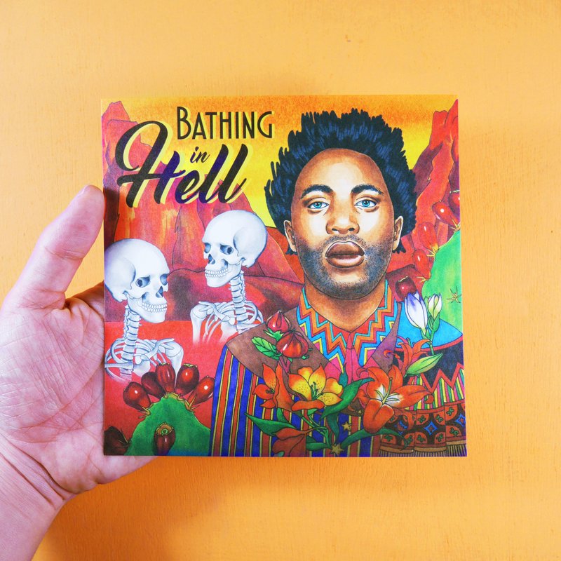 科幻电影明信片-地浴谷 - 卡片/明信片 - 纸 橘色