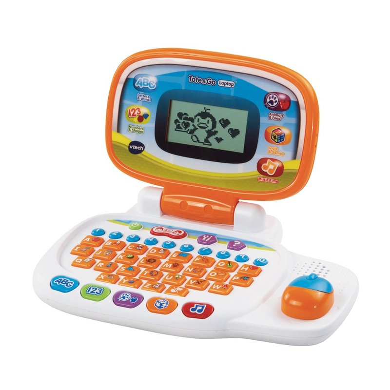 Vtech　儿童智慧学习小笔电-白 - 玩具/玩偶 - 塑料 