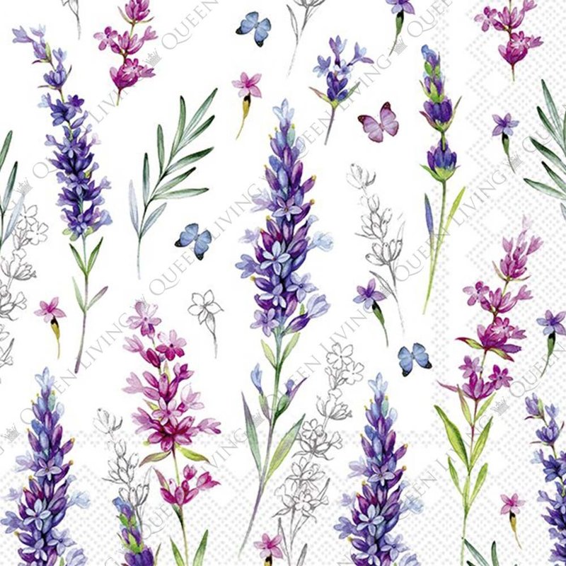 德国 IHR-25*25cm餐巾纸-丽莎怀特 - 餐垫/桌巾 - 纸 多色