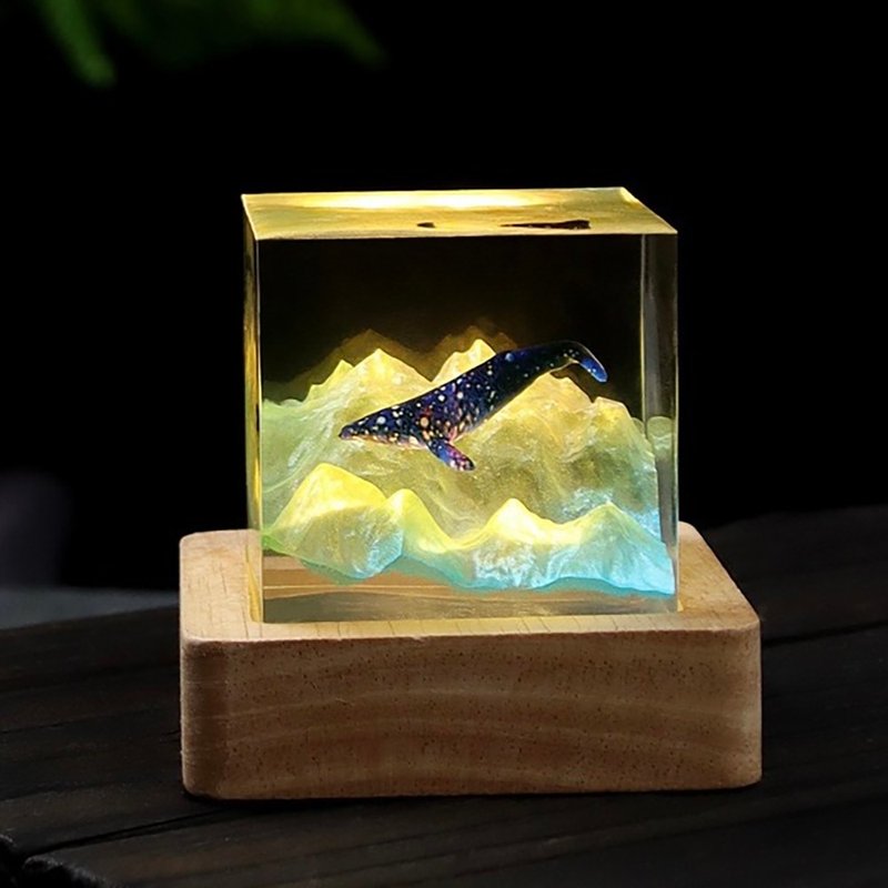 山海经神话传说抽象摆件 创意小夜灯 - 灯具/灯饰 - 树脂 