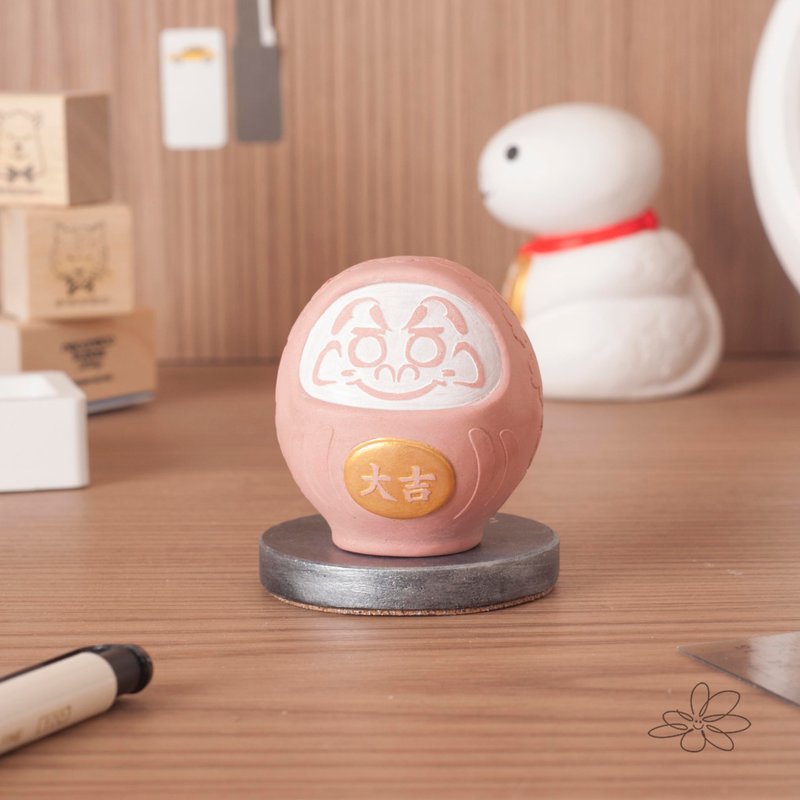 | woohuang | 水泥材质 |  超可爱 大吉彩色达摩 - 玩偶/公仔 - 水泥 多色