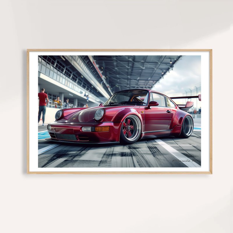 赛道之魂 Racing Spirit / 经典跑车艺术挂画 画芯 海报 - 海报/装饰画/版画 - 纸 