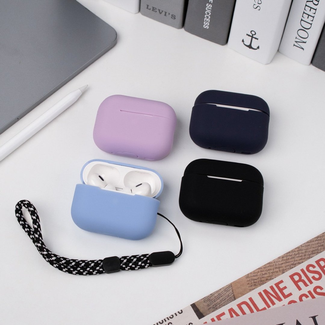 AirPods Pro 2代 硅胶保护套(连体款) - 耳机收纳 - 硅胶 多色