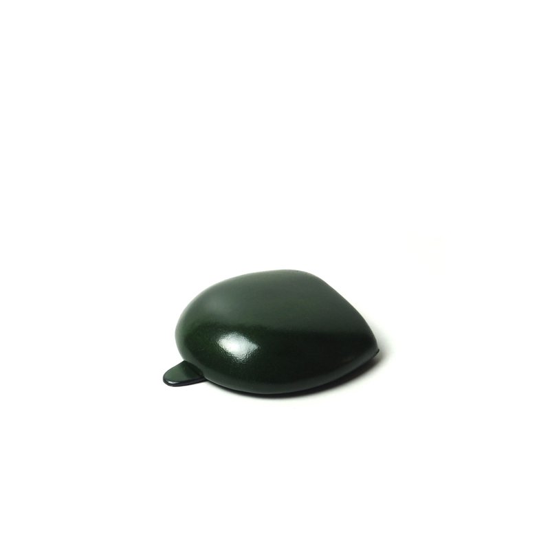 COIN CASE /MOSS GREEN - 零钱包 - 真皮 绿色