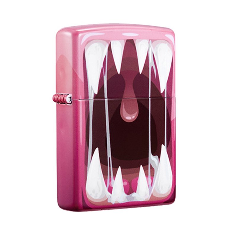 【ZIPPO官方旗舰店】 凶恶小怪兽防风打火机 - 其他 - 其他材质 粉红色