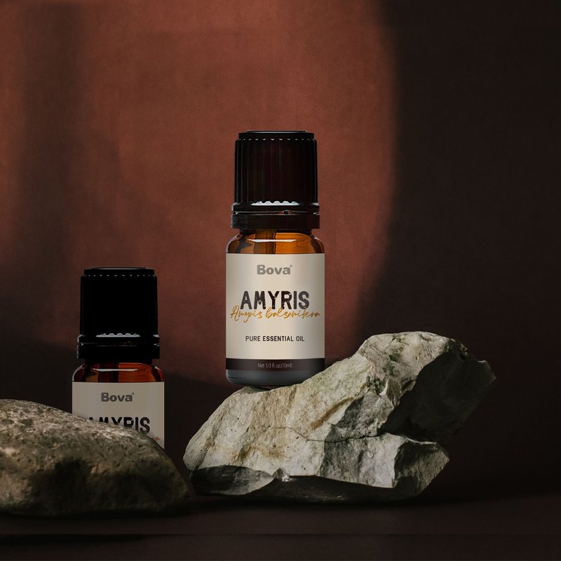 木质调 精油 西印度檀香 广藿香 雪松 乳香 10ml - 香薰/精油/线香 - 精油 橘色