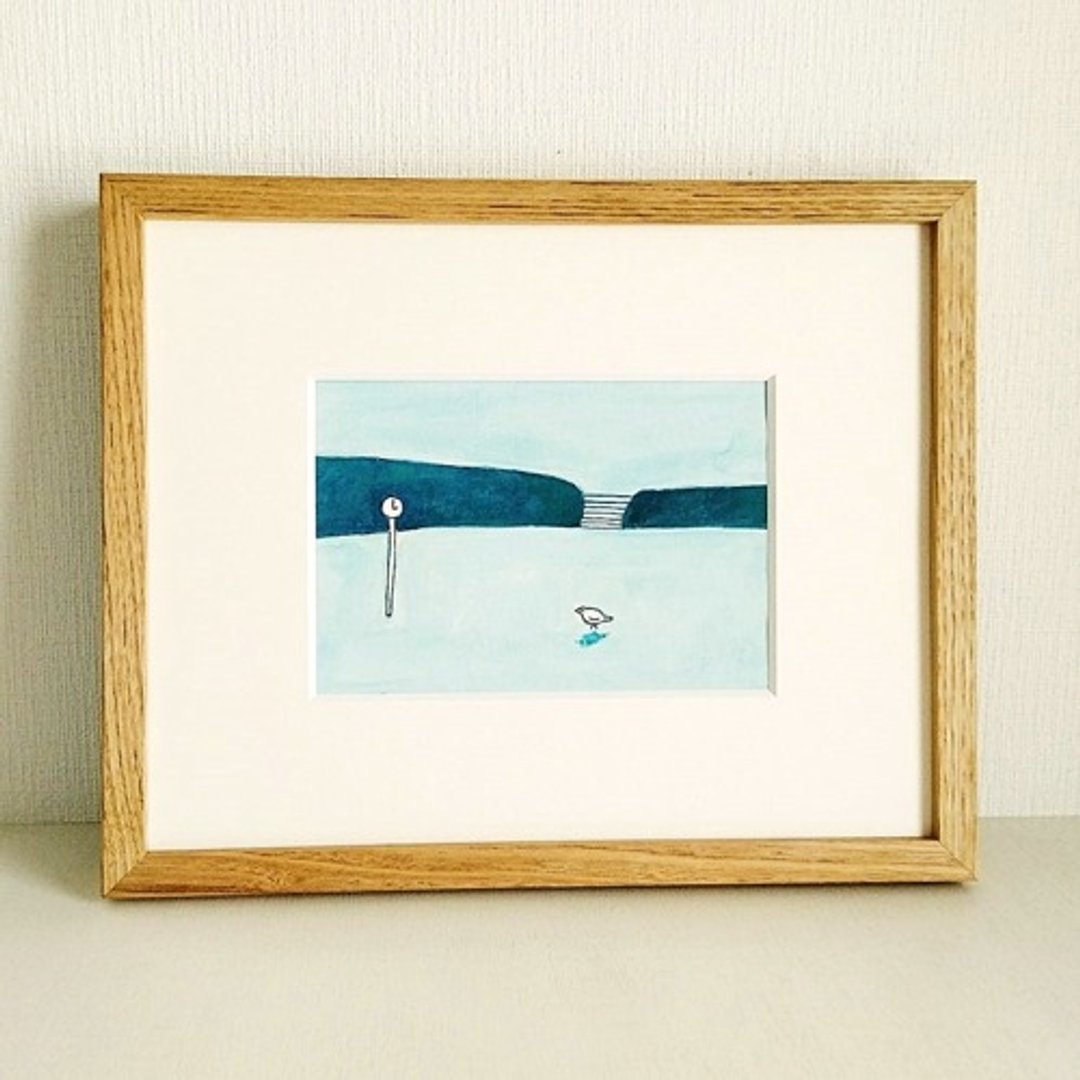 Pinkoi 代购 - 原图“阴天”*包含木框（寸尺寸） - 海报/装饰画/版画 - 其他材质 