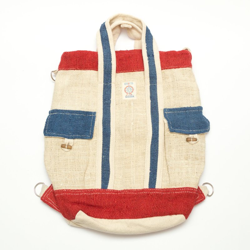 香港原创 ::环保设计品牌 EARTH.er:: 天然麻布三用包  - 后背包/双肩包 - 棉．麻 多色