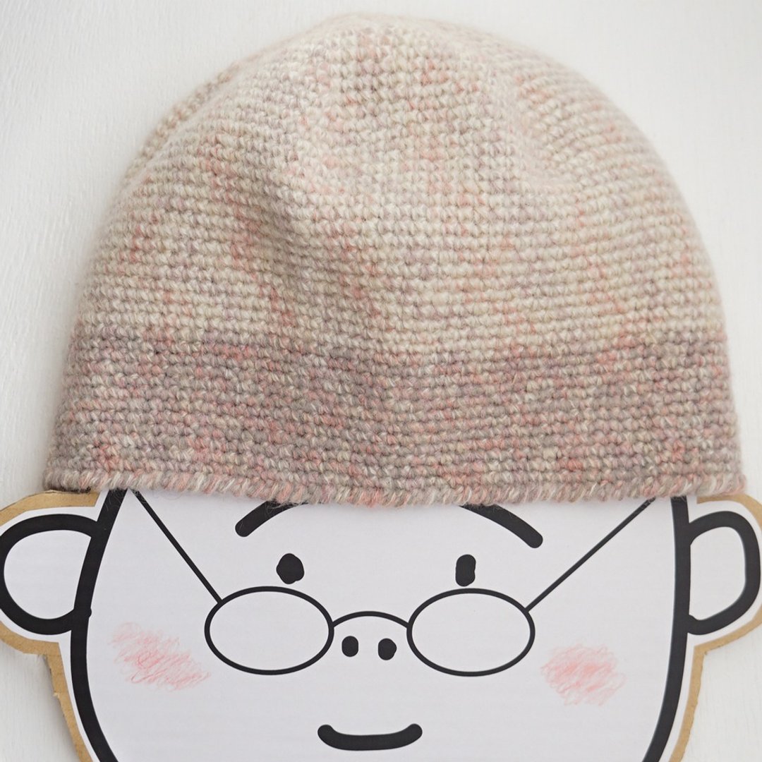 Ba-ba handknitted beanie No.nb4 - 其他 - 其他材质 粉红色