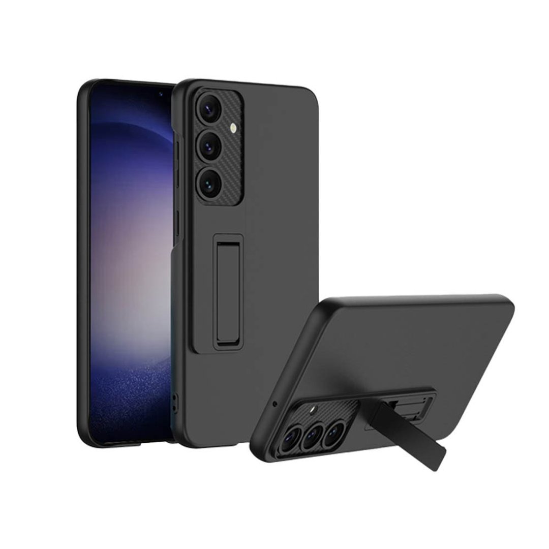 CASE SHOP Samsung S24+ 支架站立保护壳-黑 - 手机壳/手机套 - 塑料 黑色