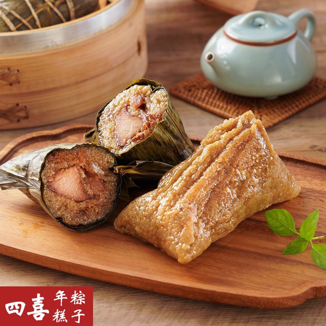预购【四喜肉粽】鲜肉粽 (230g/入)(任选 5/10/15/20 入) - 五谷杂粮/米 - 其他材质 白色